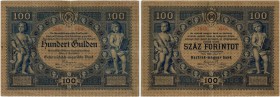 BANKNOTEN. Österreich Kaiserreich. Österreichisch-Ungarische Bank, 1878-1923. 100 Gulden 1880, 1. Mai. Richter 142. Pick 2. Von grosser Seltenheit / O...