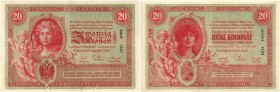 BANKNOTEN. Österreich Kaiserreich. Österreichisch-Ungarische Bank, 1878-1923. 20 Kronen 1900, 31. März. Richter 149. Pick 5. -II / About extremely fin...