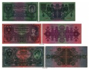 BANKNOTEN. Österreich Kaiserreich. Österreichische Nationalbank (1923-1938). Schillingwährung. Lot. 5 Schillinge 1925, 2. Januar. 10 Schillinge 1925, ...