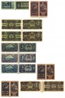 BANKNOTEN. Österreich Kaiserreich. Österreichische Nationalbank (ab 1945). Lot. 10 Schillinge 1945, 29. Mai. (2, unterschiedliche Seriennummer-Typen)....
