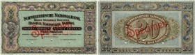 BANKNOTEN. Schweiz. Ausgaben der Schweizerischen Nationalbank ab 1907. 20 Franken 1920, 1. Januar. Specimen. Ohne Seriennummern und ohne Signaturen. D...