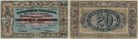 BANKNOTEN. Schweiz. Ausgaben der Schweizerischen Nationalbank ab 1907. 20 Franken 1926, 1. Juli. Signaturen Usteri/Bornhauser/Weber. Richter/Kunzmann ...