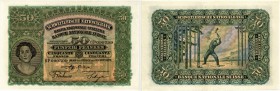 BANKNOTEN. Schweiz. Ausgaben der Schweizerischen Nationalbank ab 1907. 50 Franken 1927, 23. Oktober. Signaturen: Sarasin/Bornhauser/Schnyder. Richter/...