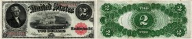 BANKNOTEN. United States of America / USA. United States Large Size Notes. United State Notes / Legal Tender Issues. 2 Dollars 1917. Signaturen: Speel...
