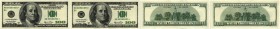 BANKNOTEN. United States of America / USA. United States Small Size Notes. Federal Reserve Bank Notes. Lot. 100 Dollars 2006. Star replacement Banknot...
