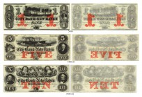 BANKNOTEN. United States of America / USA. Connecticut. City Bank of New Haven. Lot. 1 Dollar 1865, 1. Juli. 5 Dollars 18. . 10 Dollars 18. . Haxby CT...
