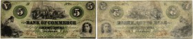 BANKNOTEN. United States of America / USA. North Carolina. Bank of Commerce at Newbern. 5 Dollars 1861, 1. Januar. Haxbj NC-40/G2b. Pick 342. Sehr sel...