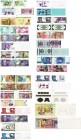 BANKNOTEN. Miscellanea. Lot. Sammlung von 30 Test- und Werbenoten verschiedener Banknotenhersteller / Collection of 30 test- and promotions-notes from...