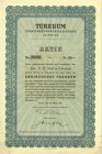 HISTORISCHE WERTPAPIERE. SCHWEIZ. Banken, Finanz und Versicherungen. Turegum Versicherungsgesellschaft. Namenaktie Fr. 200.-, 1938, Zürich. Diese Rück...