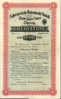 HISTORISCHE WERTPAPIERE. SCHWEIZ. Banken, Finanz und Versicherungen. Schweizerische Bodenkredit-Anstalt. Obligation Fr. 1'000.-, 1921, Zürich. Blanket...