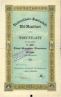 HISTORISCHE WERTPAPIERE. SCHWEIZ. Eisenbahnen / Bergbahnen / Trams etc. Drahtseilbahn-Gesellschaft Biel-Magglingen. Aktie Fr. 500.-, 1886, Biel. Die 1...