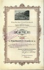 HISTORISCHE WERTPAPIERE. SCHWEIZ. Eisenbahnen / Bergbahnen / Trams etc. Aktie Fr. 500.-, 1889, Luzern. Mit Unterschrift N. Riggenbach. Sehr schön / Ve...