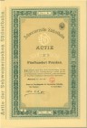HISTORISCHE WERTPAPIERE. SCHWEIZ. Eisenbahnen / Bergbahnen / Trams etc. Schweizerische Südostbahn. Aktie Fr. 500.-, 1890, Wädenswil. Blankett. 1890 en...