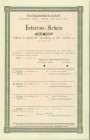 HISTORISCHE WERTPAPIERE. SCHWEIZ. Eisenbahnen / Bergbahnen / Trams etc. Sihlthalbahn-Gesellschaft. Interimsschein, 1890, Zürich. Interims-Schein über ...