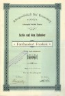 HISTORISCHE WERTPAPIERE. SCHWEIZ. Hotels, Theater & Tourismus. Actiengesellschaft Bad Weissenburg. Aktie Fr. 500.-, 1890, Bern. Das Weissenburgbad ist...
