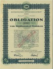 HISTORISCHE WERTPAPIERE. SCHWEIZ. Transport (Automobil / Aviatik / Schifffahrt etc.). Rundstrecken-Aktiengesellschaft. Obligation Fr. 500.-, 1934, Ber...