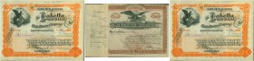 HISTORISCHE WERTPAPIERE. USA. Isabella Gold Mining Company. Colorado Springs. Lot 3 Aktien: a) Temporary Certificate 1895. Mit Originalunterschrift de...