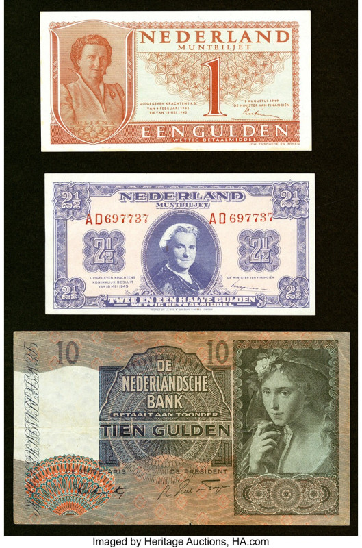 Netherlands Group Lot of 6 Examples Very Fine-About Uncirculated. HID09801242017...