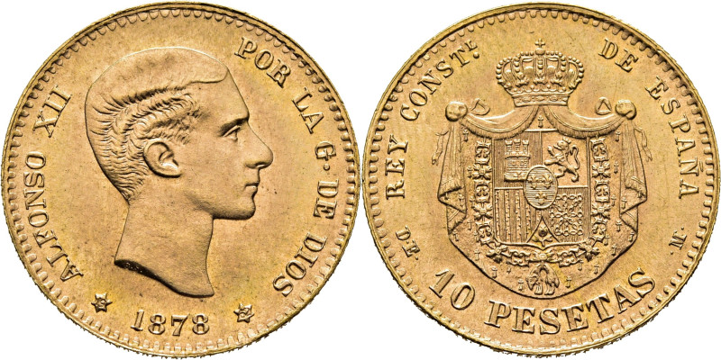 ALFONSO XII. 10 pesetas. 1878*1962. DEM. Reacuñación oficial del Estado Español....