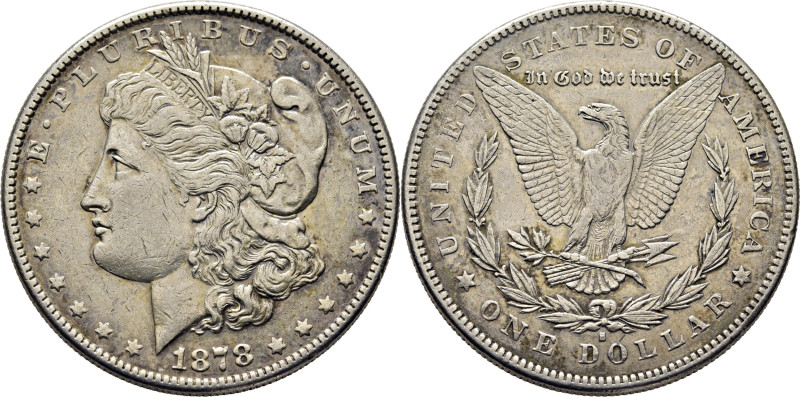 EE.UU/USA. San Francisco. 1 dólar. Morgan. 1878. K110 (37$). Casi MBC+