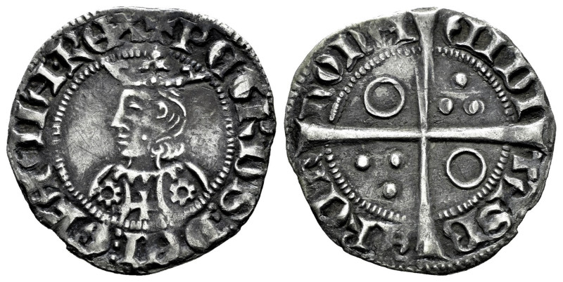 The Crown of Aragon. Pedro III (1336-1387). Croat. Barcelona. (Cru-407). (Cru C....