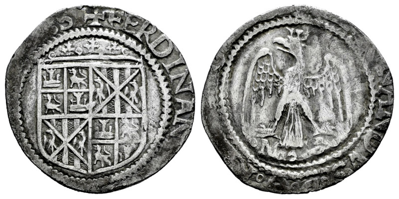 Ferdinand II (1479-1516). 1 tari. Messina. (Tauler-20). (Vti-30). (Mir-244/2). A...