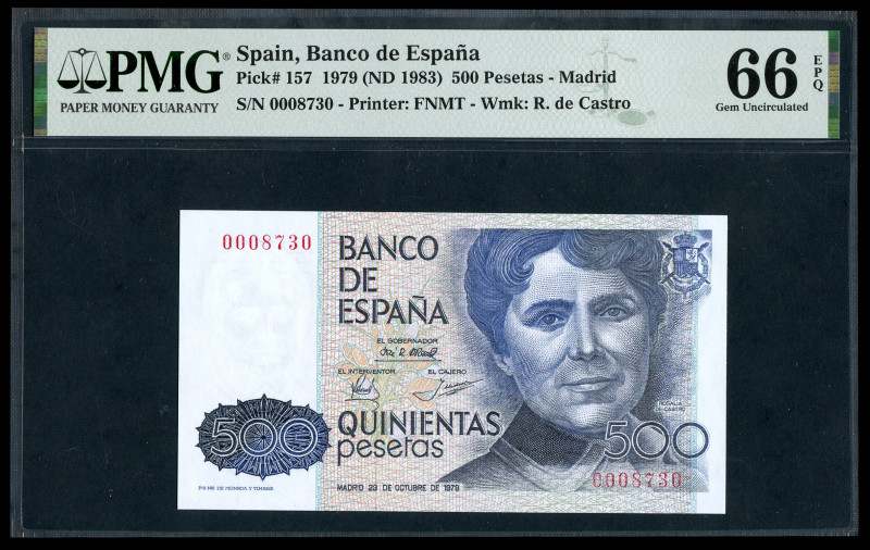 500 pesetas. 1979. Madrid. (Ed 2017-476a). October 23, Rosalía de Castro. Slabbe...