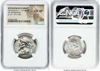 ELYMAIS KINGDOM. Kamnaskires V (ca. 54-32 BC). AR tetradrachm (26mm, 11h). NGC Choice XF. Seleucia ad Hedyphon, dated Seleucid Era Year 272 (41/0 BC)....