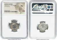 Maximinus I (AD 235-238). AR denarius (21mm, 12h). NGC AU. Rome, March AD 235-January AD 236. IMP MAXIMINVS PIVS AVG, laureate, draped, and cuirassed ...