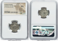 Claudius II (AD 268-270). BI antoninianus (20mm, 6h). NGC MS, Silvering. Antioch, 6th officina. IMP C CLAVDIVS AVG, radiate, draped, and cuirassed bus...