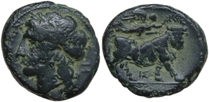 Italy, Southern Campania, Neapolis, c. 270-250 BC. Æ (19mm, 6.52g). Laureate hea...