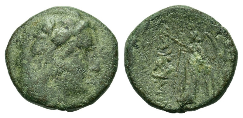 Thrace. Lysimacheia. Circa 245-225 BC. Æ (17,5mm, 3.83g). Youthful head of Herak...