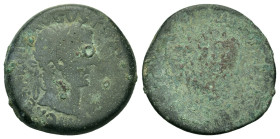 Tiberius (14-37). Commagene, Uncertain mint. Æ (29,6mm, 15.51g). Laureate head r. R/ Traces of cornucopiae. Cf. RPC I 3868.