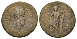 Hadrian(?) (117-138). Pisidia, Sagalassus. Æ (23,3mm, 7g). Laureate head r. R/ Apollo seated l., holding lyre which rests on short column.