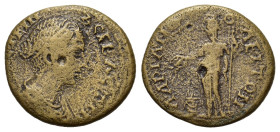 Faustina Junior (Augusta, 147-175). Thrace, Hadrianopolis. Æ (21,2mm, 4.6g). Draped bust r. R/ Female figure standing l., holding patera and sceptre; ...