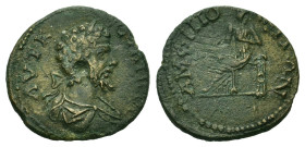 Septimius Severus (193-211). Macedon. Amphipolis. Æ (23,5mm, 6.53g). Laureate and draped bust r. R/ City-goddess seated l., holding patera. SNG ANS 19...