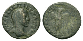 Severus Alexander (222-235). Pisidia, Antioch. Æ (16,1mm, 2.25g). Laurerate head r. R/ Eagle head r. RPC VI, 6594 (temporary).