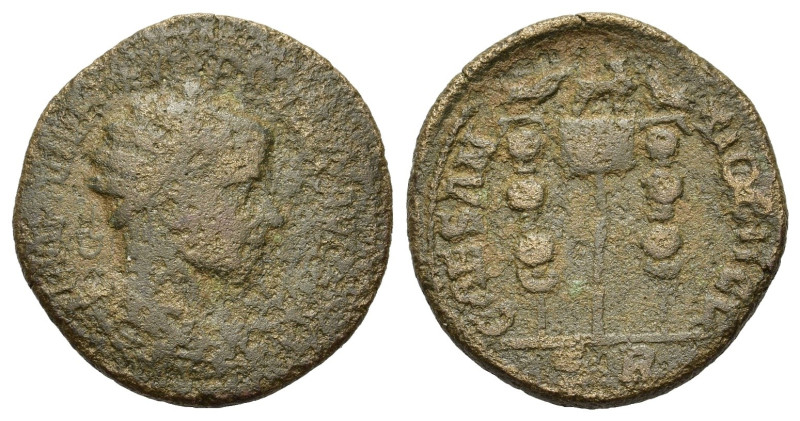 Valerian I(?) (253-260). Pisidia, Antioch. Æ (26mm, 9.06g). Radiate, draped and ...