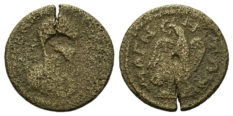 Uncertain emperor. Ionia, Magnesia ad Maeandrum. Æ (21,8mm, 4.15g). Laureate dra...