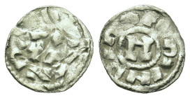 Italy, Lucca. Enrico III, IV or V (1039-1125). AR Denaro (15,2mm, 0.87g). Biaggi 1058.