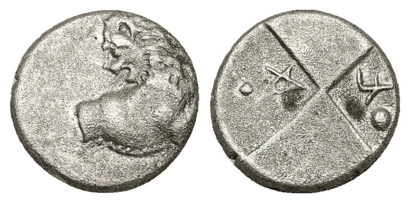 Thrace, Chersonesos. AR Hemidrachm, 2.19 g 13.70 mm. Circa 386-338 BC. 
Obv: For...