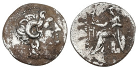 Kings of Thrace. (Macedonian). Lysimachos,AR Drachm, 4.00 g 20.78 mm. 305-281 BC. Ephesos (or Philippi). 
Obv: Diademed head of the deified Alexander ...