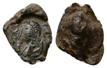 PB Roman provincial conical seal (AD 3rd-4th centuries)
Obv: Draped bust of Hermes, left; to left, caduceus; to right, uncertain object. 
Cf. Leu 24, ...