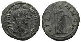 Thrace, Bizya. Philip I, AD 244-249. AE. 9.42 g. 27.12 mm.
Obv: ΑΥΤ Κ Μ ΙΟΥΛ ΦΙΛΙΠΠΟⳞ ΑΥΓ. Laureate head of Philip I, right.
Rev: ΒΙΖΥΗΝΩΝ. Demeter ...