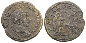 Thrace, Hadrianopolis. Gordian III, AD 238-244. AE. 11.72 g. 27.52 mm.
Obv: ΑΥΤ Κ Μ ΑΝΤ ΓΟΡΔΙΑΝΟⳞ ΑΥΓ. Laureate, draped and cuirassed bust of Gordian ...