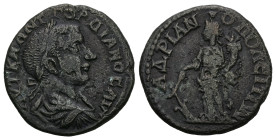 Thrace, Hadrianopolis. Gordian III, AD 238-244. AE. 9.99 g. 26.39 mm.
Obv: AYT K M ANT ΓOΡΔIANOC AYΓ. Laureate, draped, cuirassed bust of Gordian, rig...