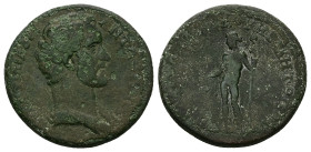 Mysia, Miletopolis. Antoninus Pius, 138-161 AD. AE. 10.70 g. 25.56 mm.
Obv: ΑV ΚΑΙ ΤΙ ΑΙ ΑΔΡΙ ΑΝΤΩΝΕΙΝΟϹ. Bare-headed bust of Antoninus Pius wearing p...