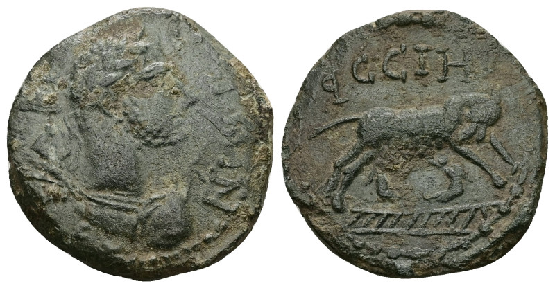 Mysia, Parium. Gallienus (AD 253–268). AE. 11.15 g. 28.57 mm.
Obv: […]IΝ. Laurea...