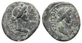 Mysia, Pergamum. Pseudo-autonomous, Time of Claudius to Nero (AD 41-68). AE. 2.41 g. 18.36 mm.
Obv: ΘƐΟΝ ϹΥΝΚΛΗΤΟΝ. Draped bust of Senate, from front,...