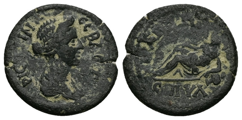 Lydia, Magnesia ad Sipylum. Crispina, c. AD 180–182. AE. 4.00 g. 20.98 mm. Reign...